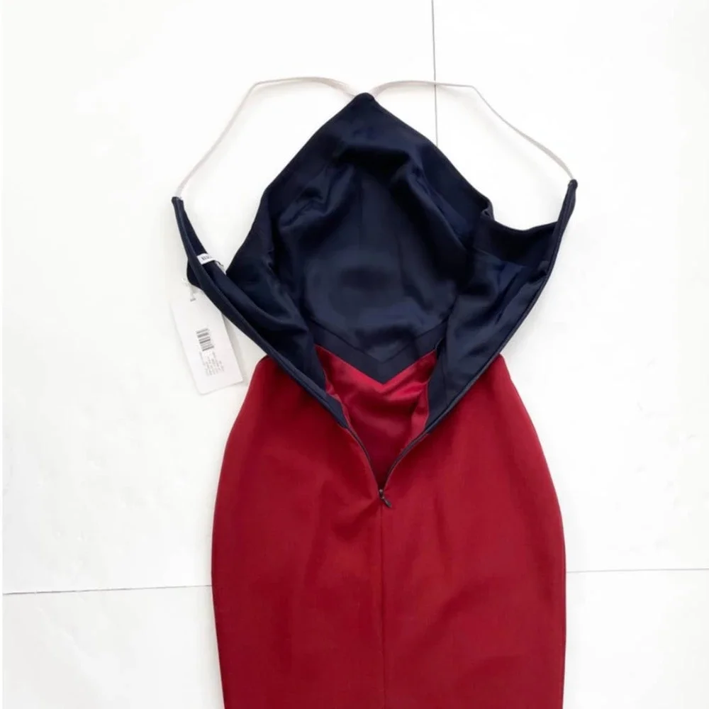 Elizabeth and James Riza Color block Dress Women Size 00 - Picture 10 of 16